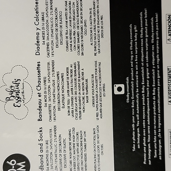 Baby essentials holiday Christmas reindeer  headband and socks - Picture 6 of 6